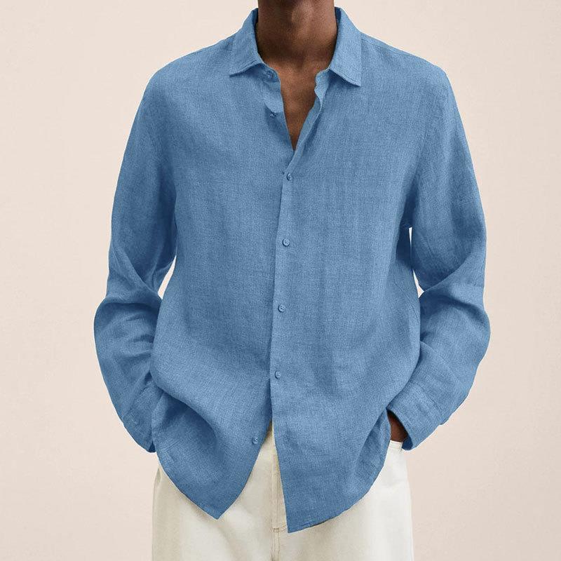Nolan Klassisches Button Down Langarmhemd Für Herren
