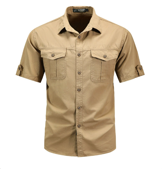 Aurion Herren Frühlings Utility Pocket Shirt Kollektion