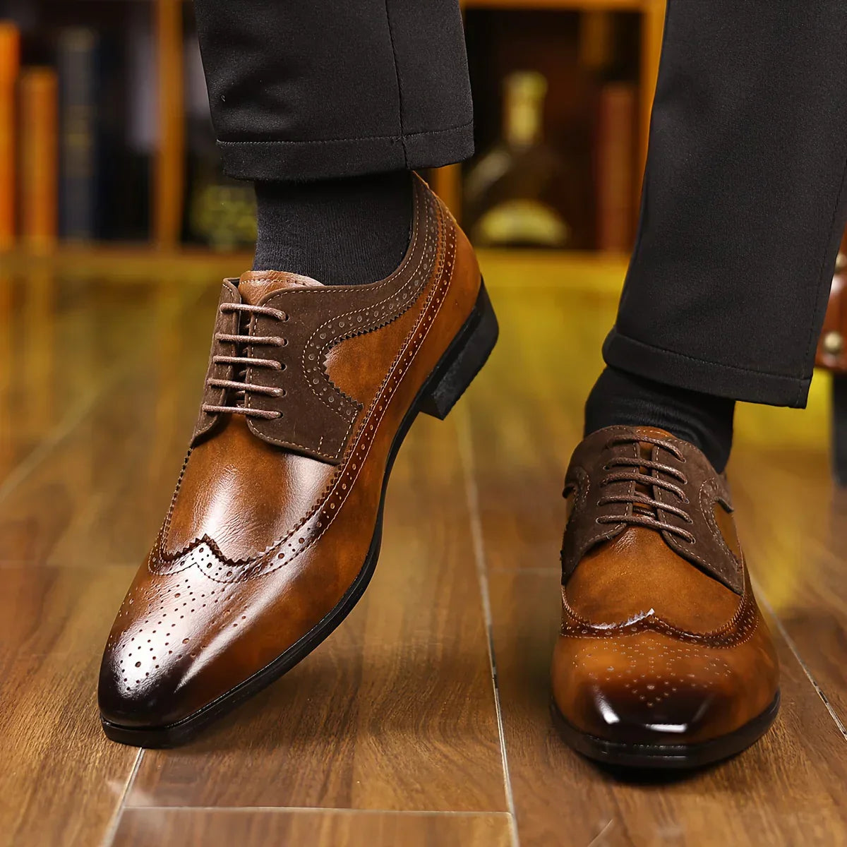 Herren Klassische Anzugschuhe Mit Elegantem Design Für Den Alltag