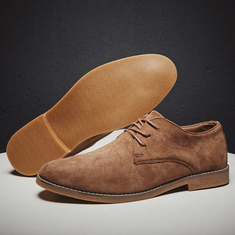 Herren Elegante Schnürschuhe Aus Wildleder – Zeitloses Design Für Hochzeiten