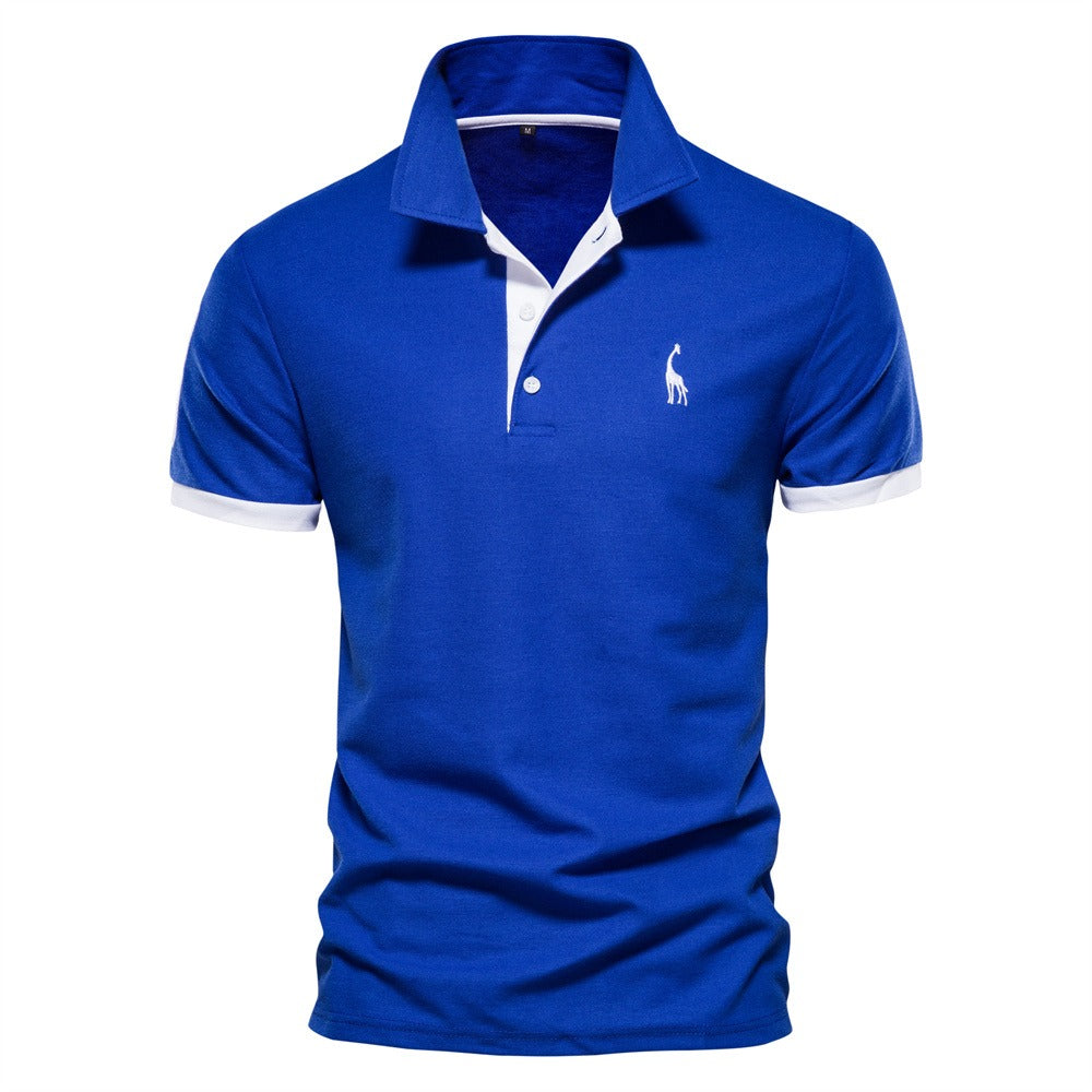 Herren Elegantes Kurzarm-Poloshirt Für Smart Casual Sommerlook