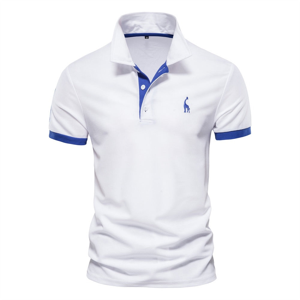 Herren Elegantes Kurzarm-Poloshirt Für Smart Casual Sommerlook