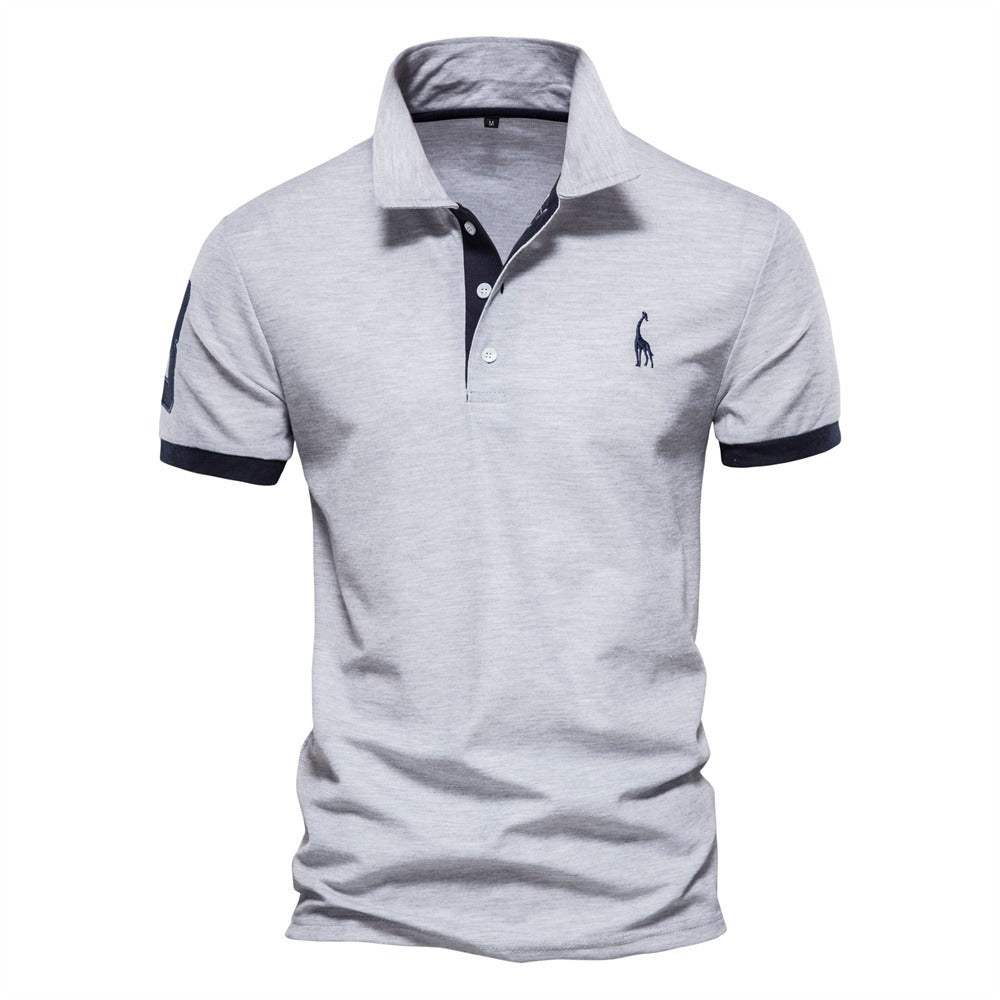 Herren Elegantes Kurzarm-Poloshirt Für Smart Casual Sommerlook