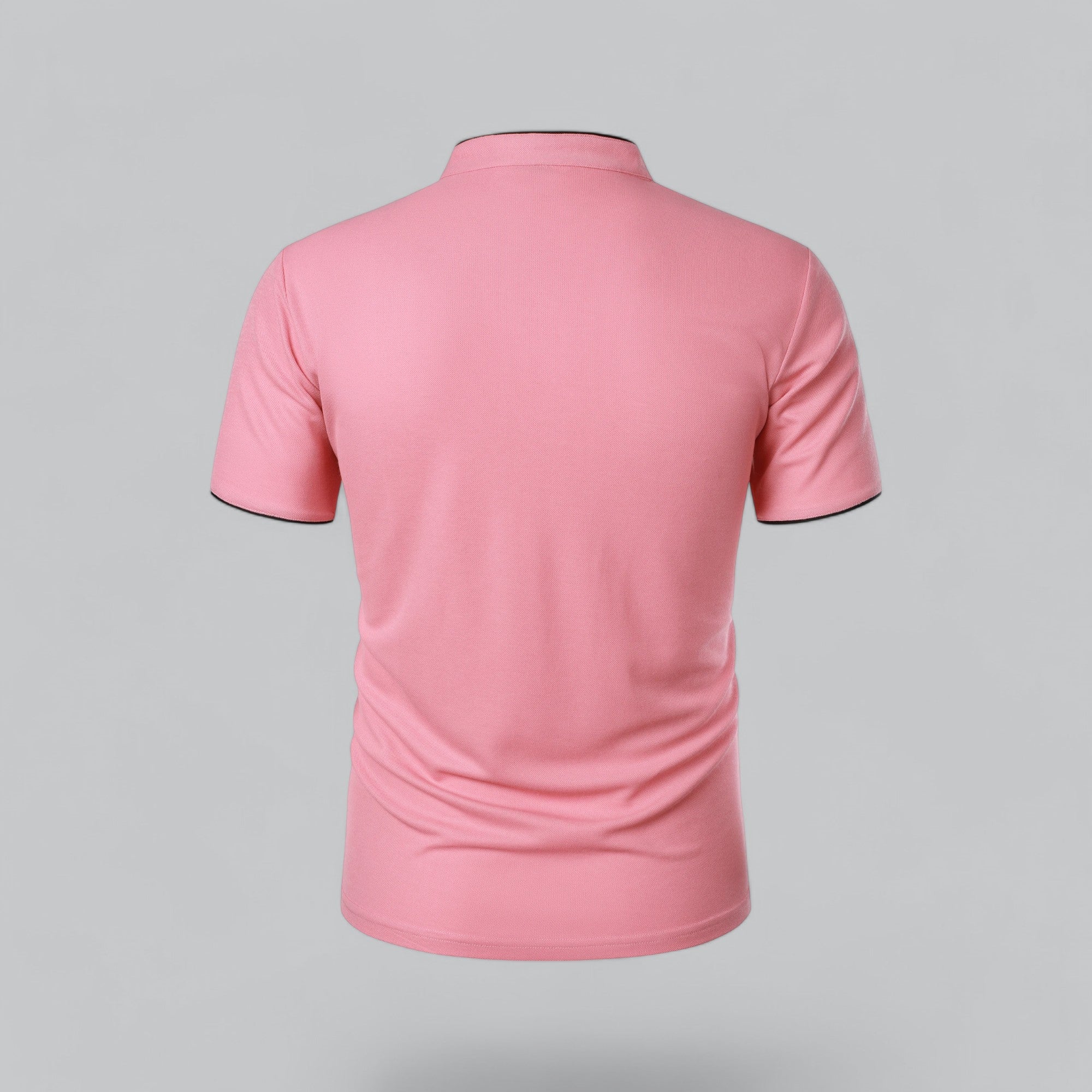 Herren Poloshirt Ohne Kragen Zeitloses Essential Im Old Money Stil