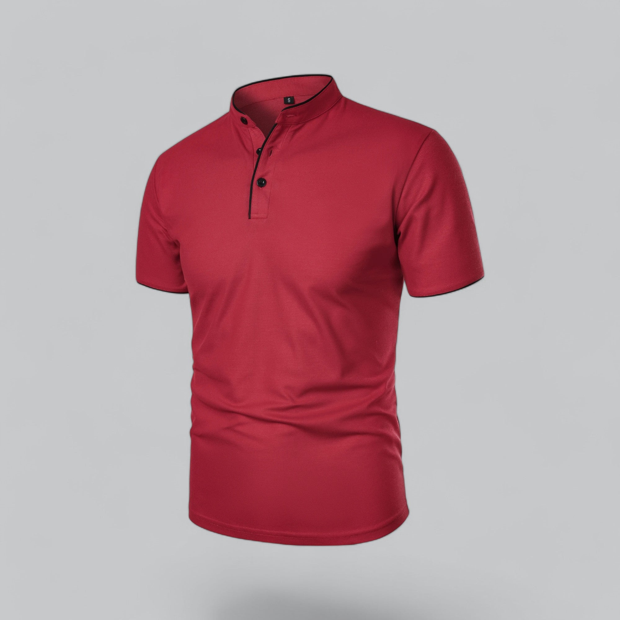 Herren Poloshirt Ohne Kragen Zeitloses Essential Im Old Money Stil