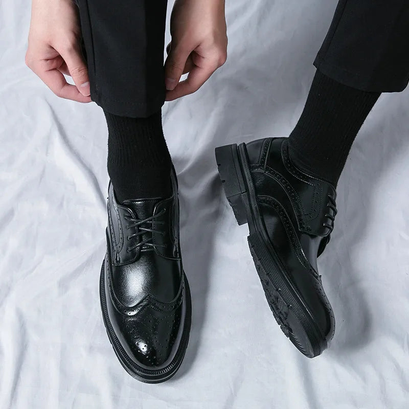 Herren Formelle Schuhe Novo Schnitt Runde Spitze Elegant