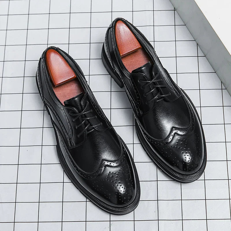 Herren Formelle Schuhe Novo Schnitt Runde Spitze Elegant