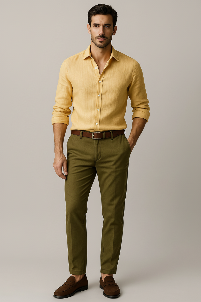 Nova Herren Vintage Button Up Hemd Stil Klassisch Locker