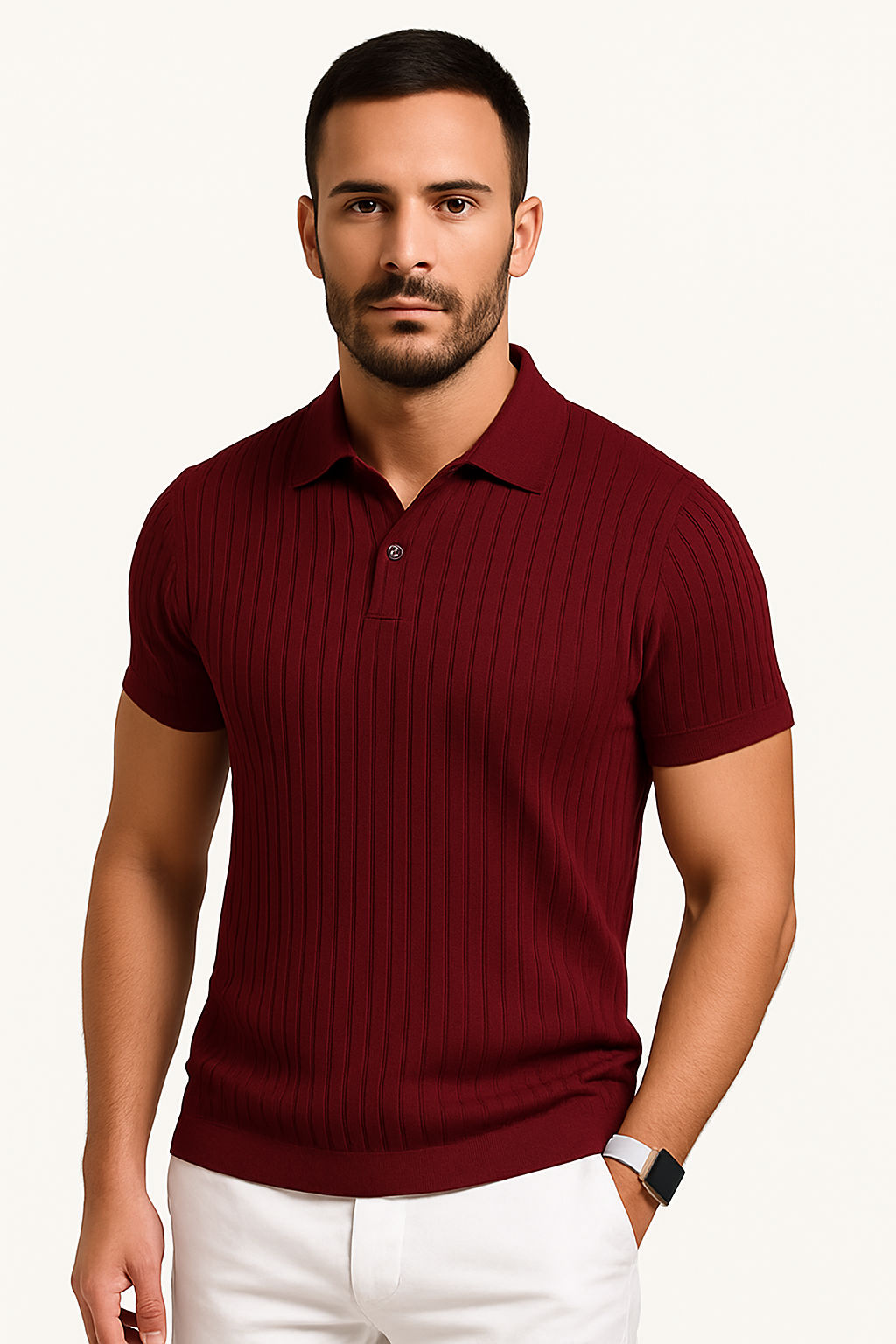 Herren Kraft-Fit Polo Shirt – Müheloser Stil, Athletische Silhouette