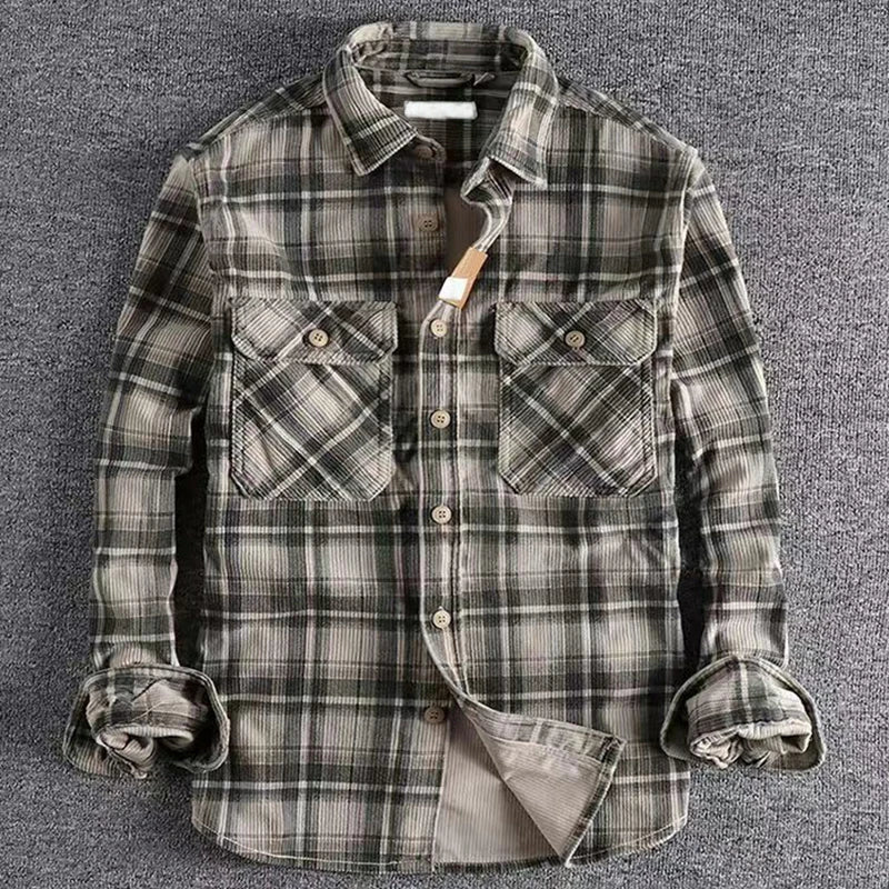 Nova Herren Freizeit Karo Flanellhemd Neue Kollektion Stil