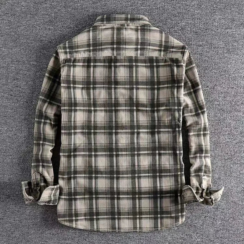 Nova Herren Freizeit Karo Flanellhemd Neue Kollektion Stil