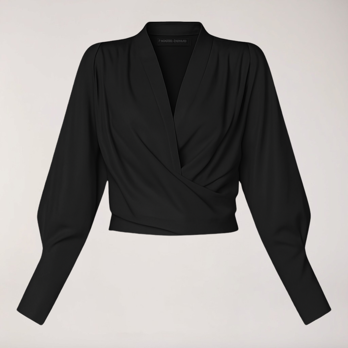 Damenbluse Mit V-Ausschnitt Und Puffärmeln Stilvolle Basic Top