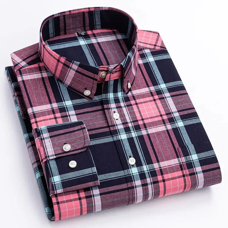Nova Herren Karierter Button-Down Hemd Kollektion 2024