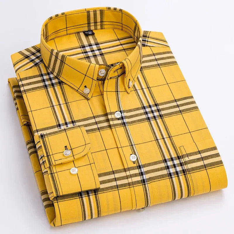 Nova Herren Karierter Button-Down Hemd Kollektion 2024