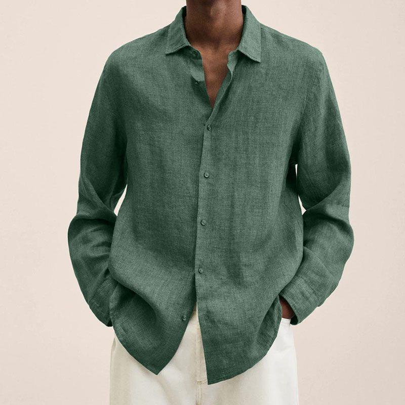 Nolan Klassisches Button Down Langarmhemd Für Herren