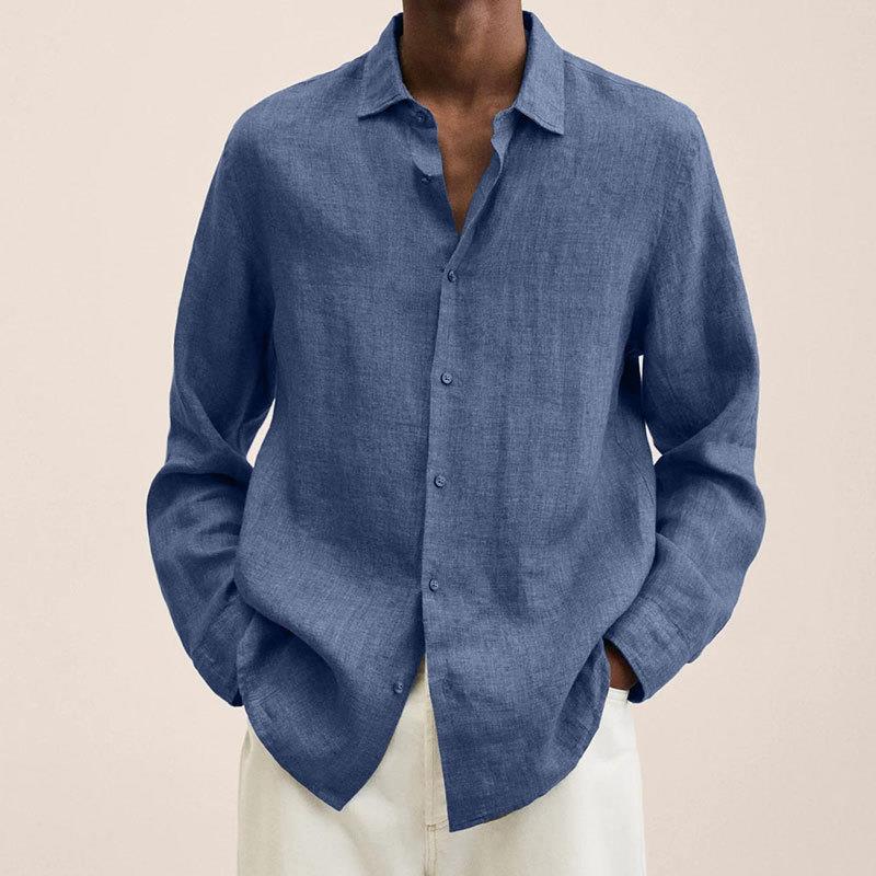 Nolan Klassisches Button Down Langarmhemd Für Herren