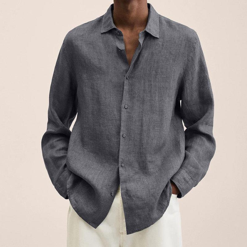 Nolan Klassisches Button Down Langarmhemd Für Herren