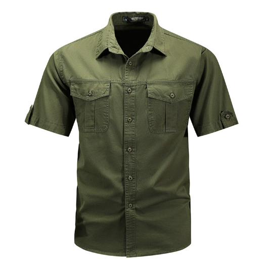 Aurion Herren Frühlings Utility Pocket Shirt Kollektion