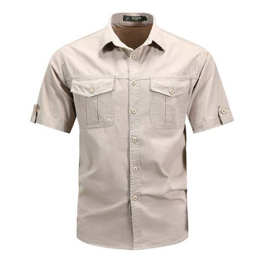 Aurion Herren Frühlings Utility Pocket Shirt Kollektion
