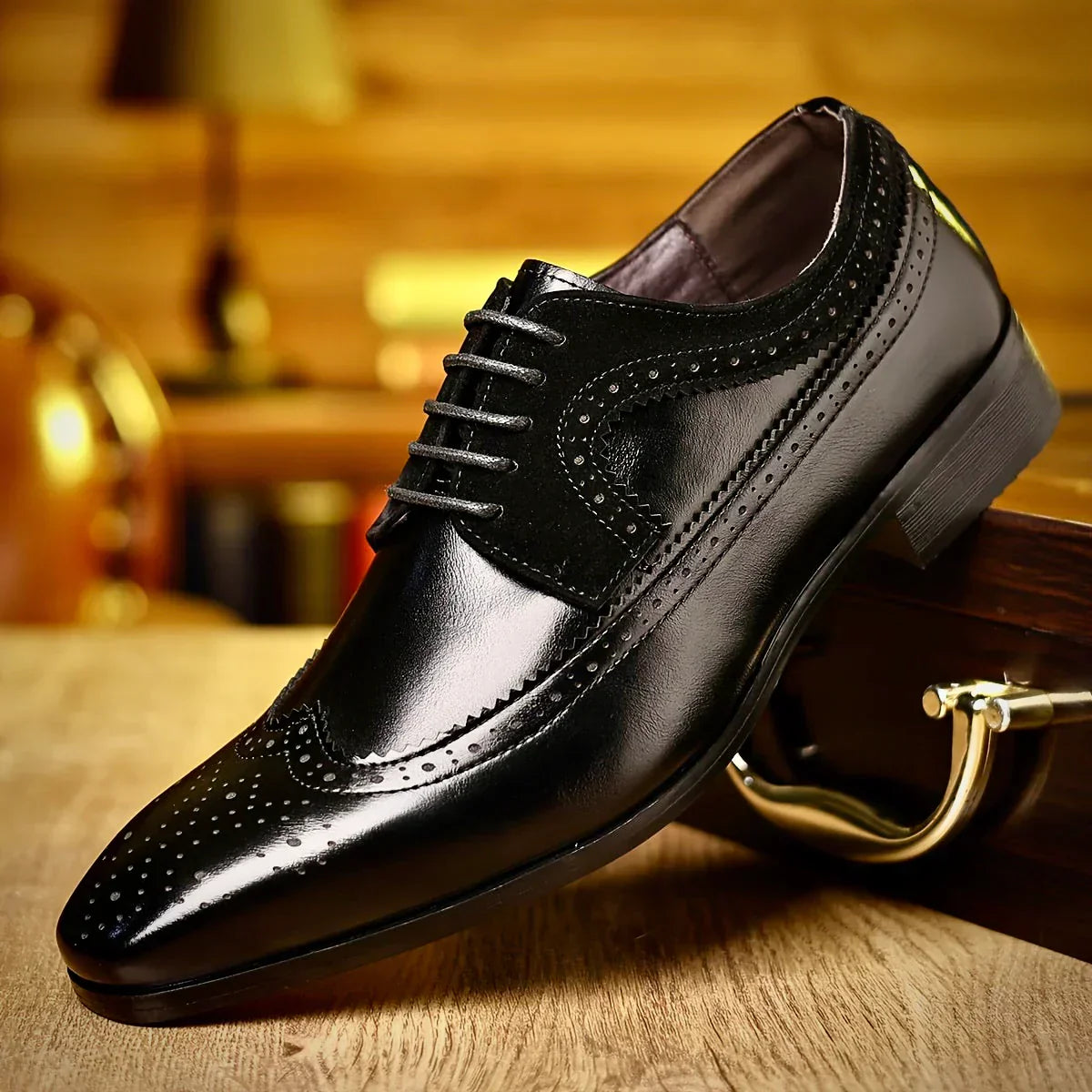 Herren Klassische Anzugschuhe Mit Elegantem Design Für Den Alltag