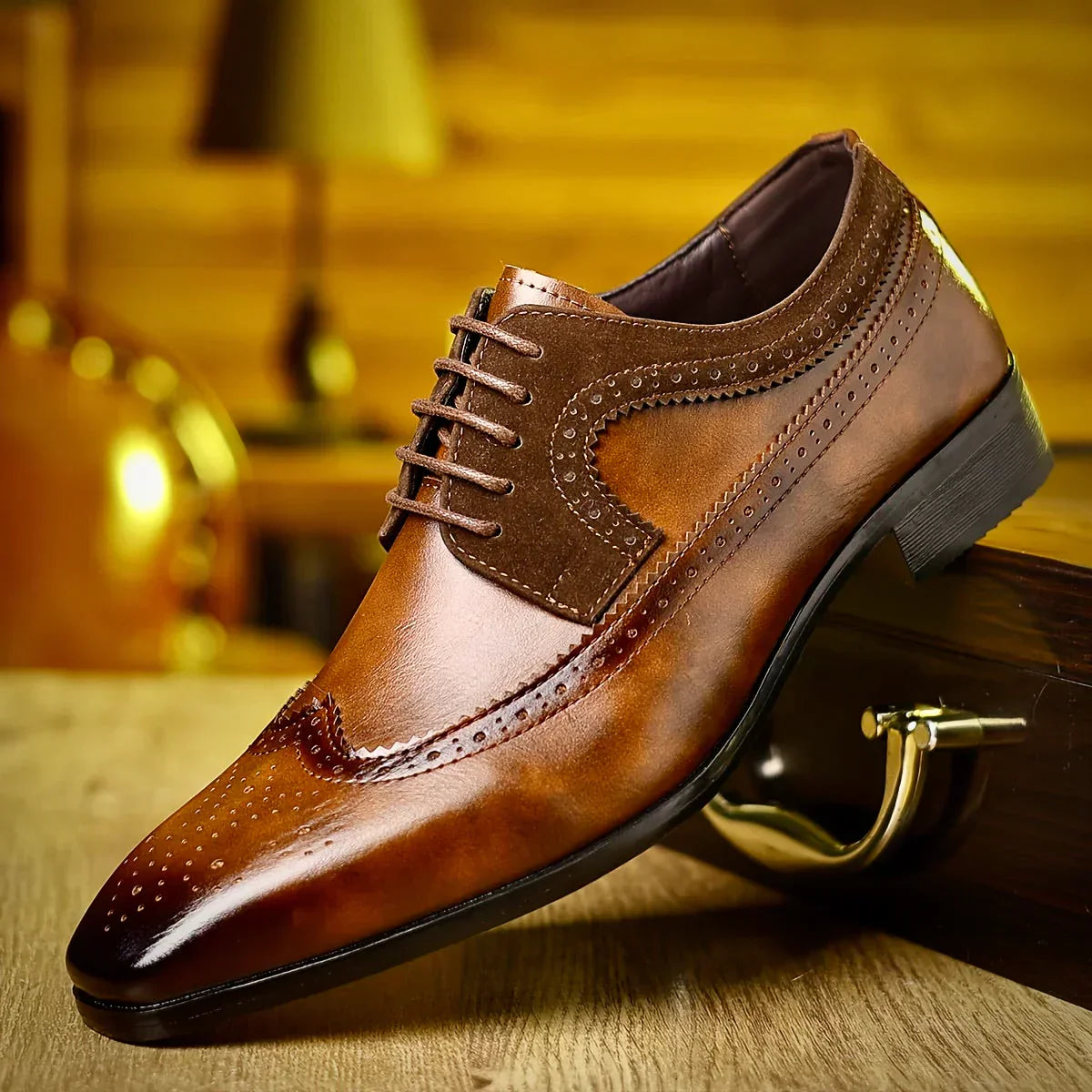 Herren Klassische Anzugschuhe Mit Elegantem Design Für Den Alltag