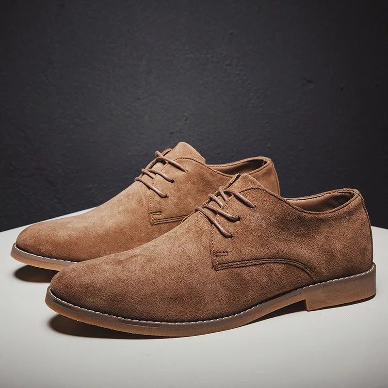 Herren Elegante Schnürschuhe Aus Wildleder – Zeitloses Design Für Hochzeiten
