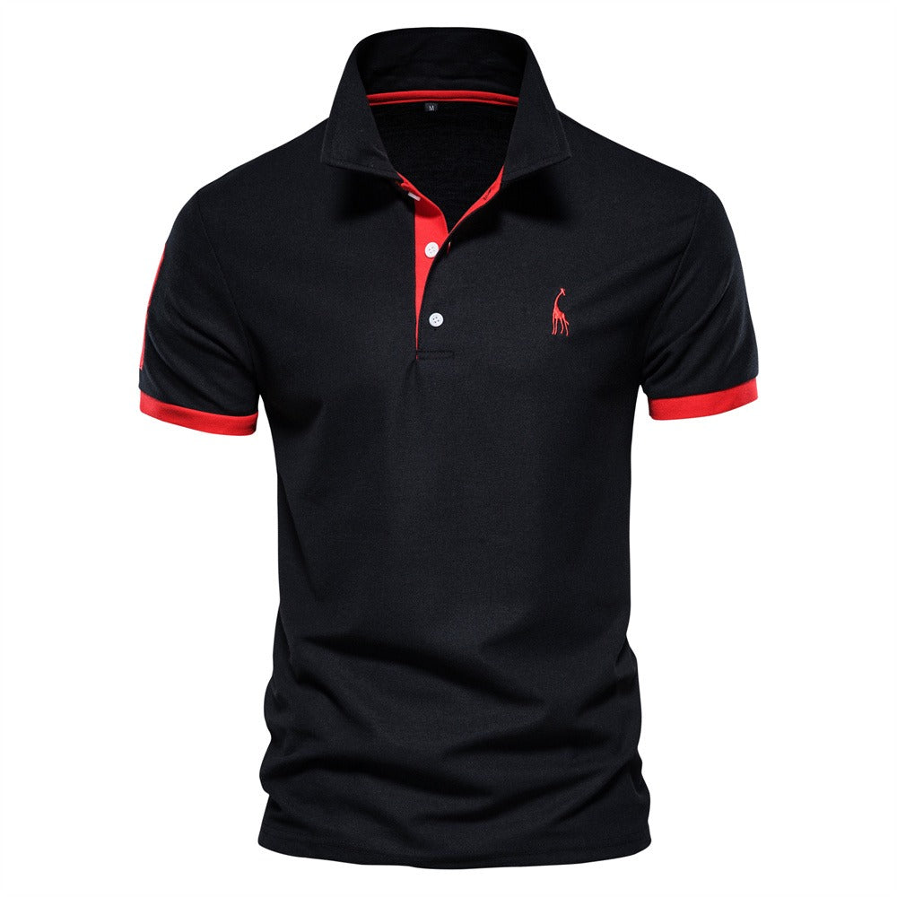 Herren Elegantes Kurzarm-Poloshirt Für Smart Casual Sommerlook