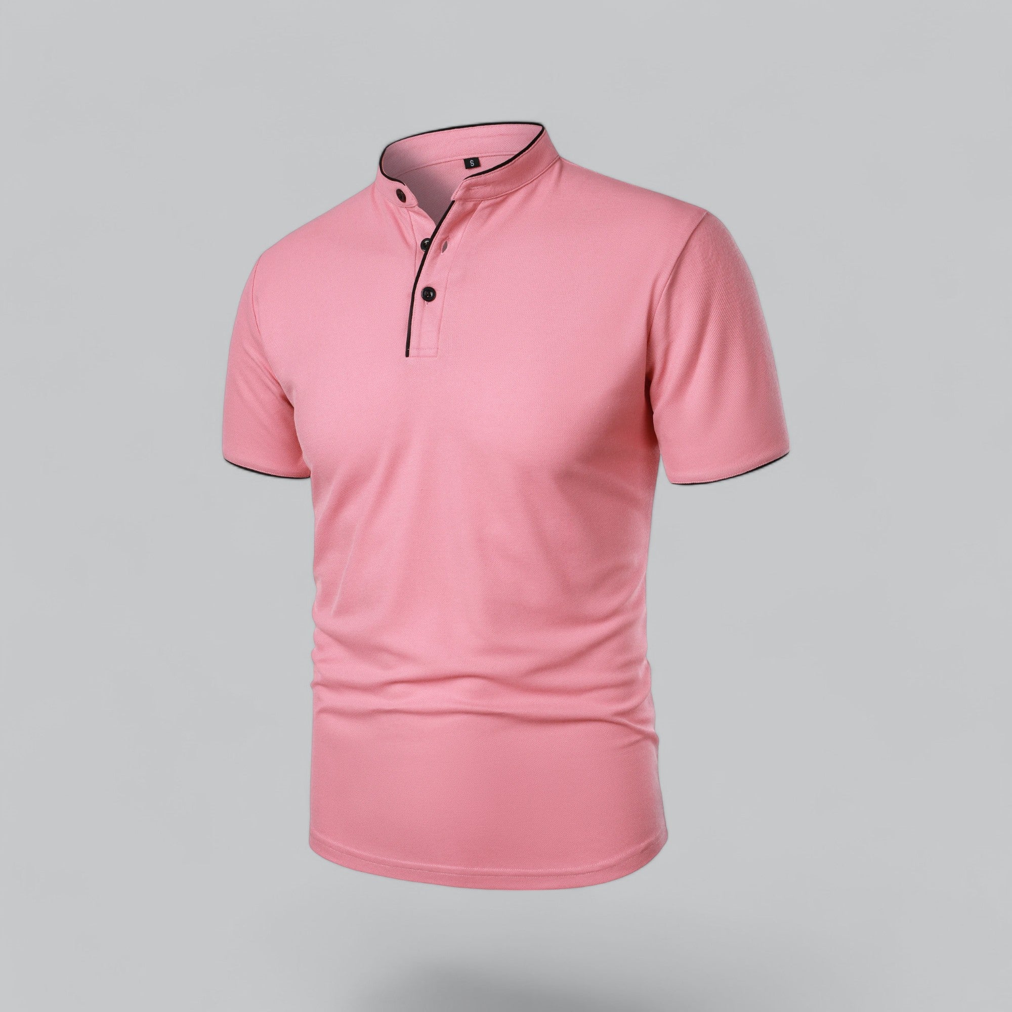 Herren Poloshirt Ohne Kragen Zeitloses Essential Im Old Money Stil