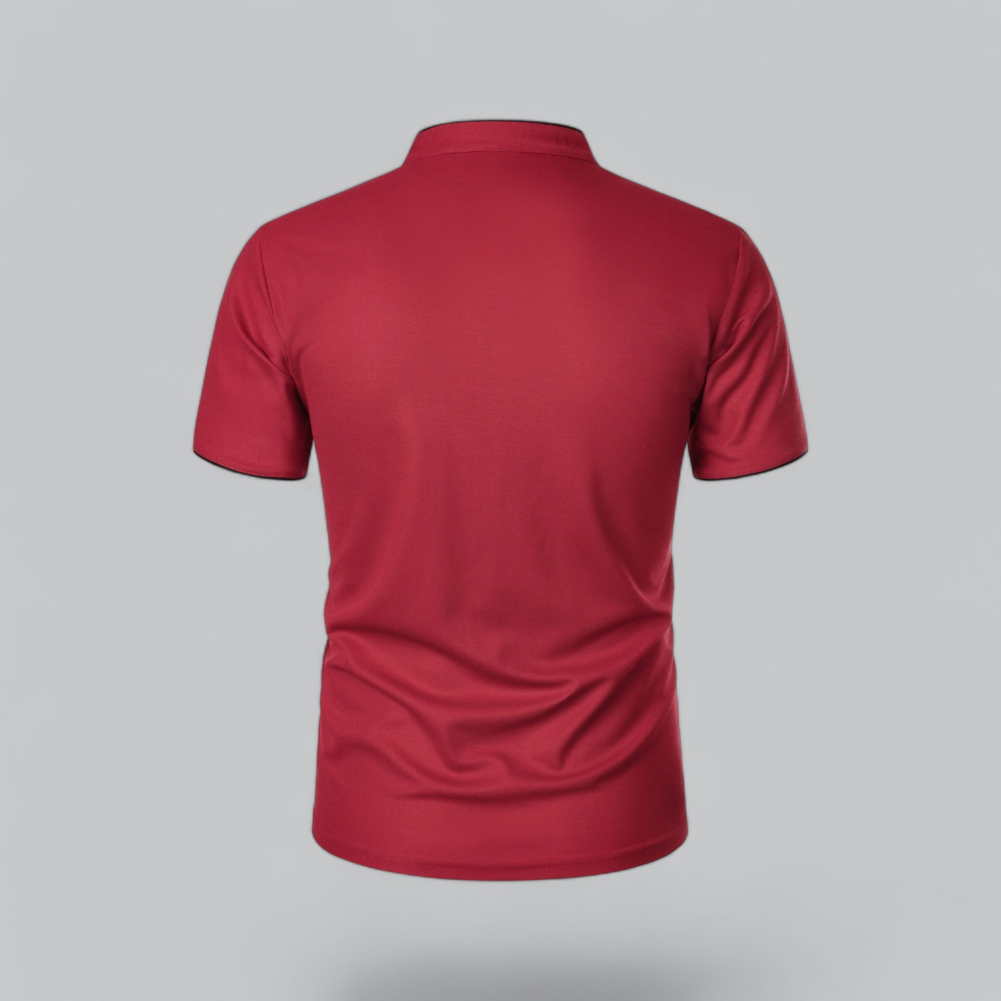 Herren Poloshirt Ohne Kragen Zeitloses Essential Im Old Money Stil