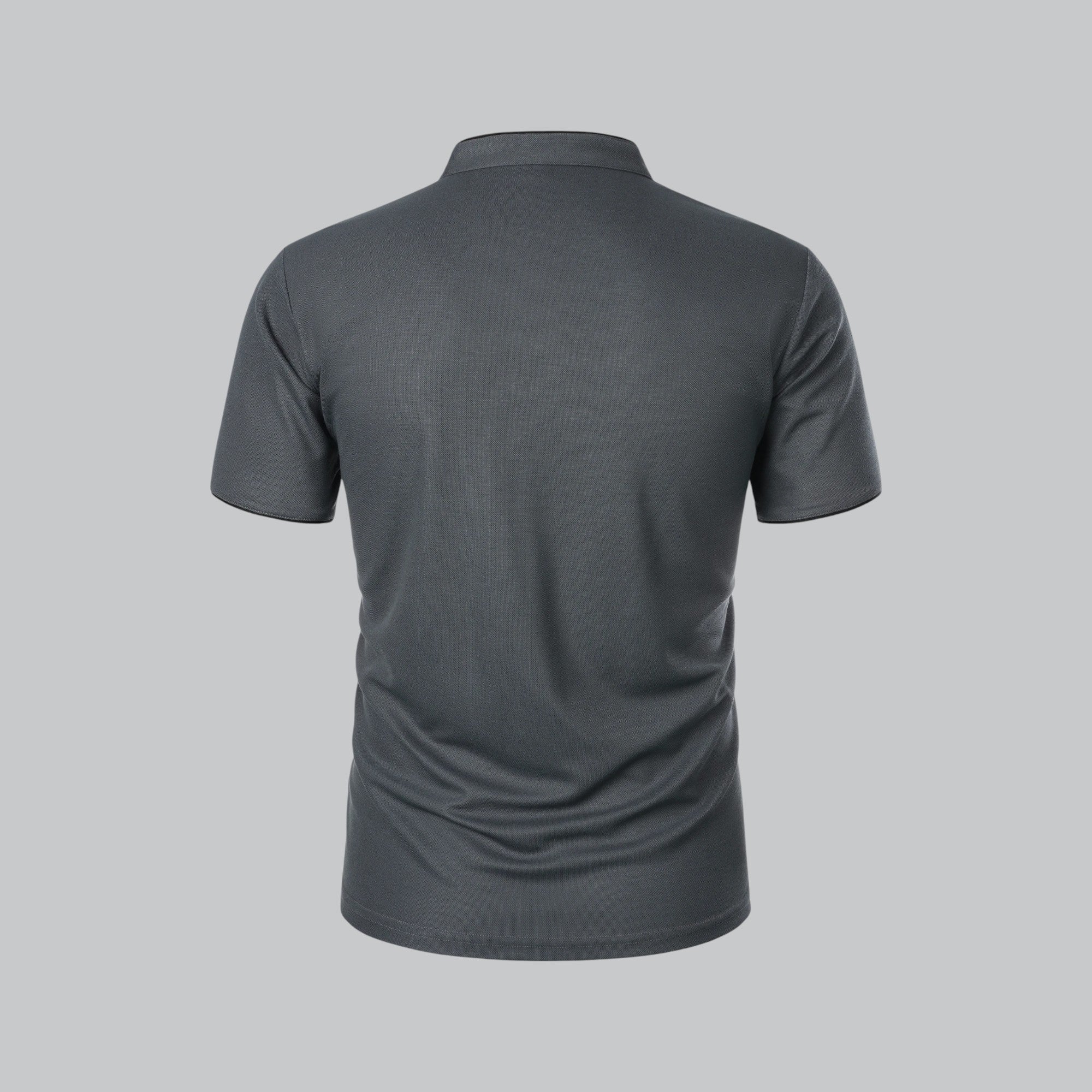 Herren Poloshirt Ohne Kragen Zeitloses Essential Im Old Money Stil