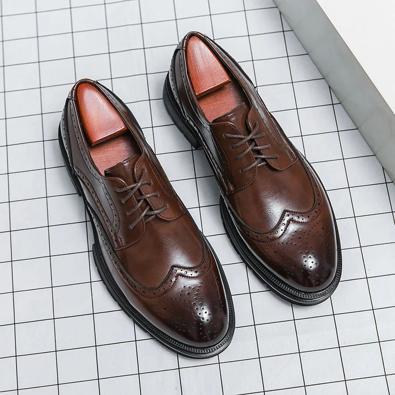 Herren Formelle Schuhe Novo Schnitt Runde Spitze Elegant