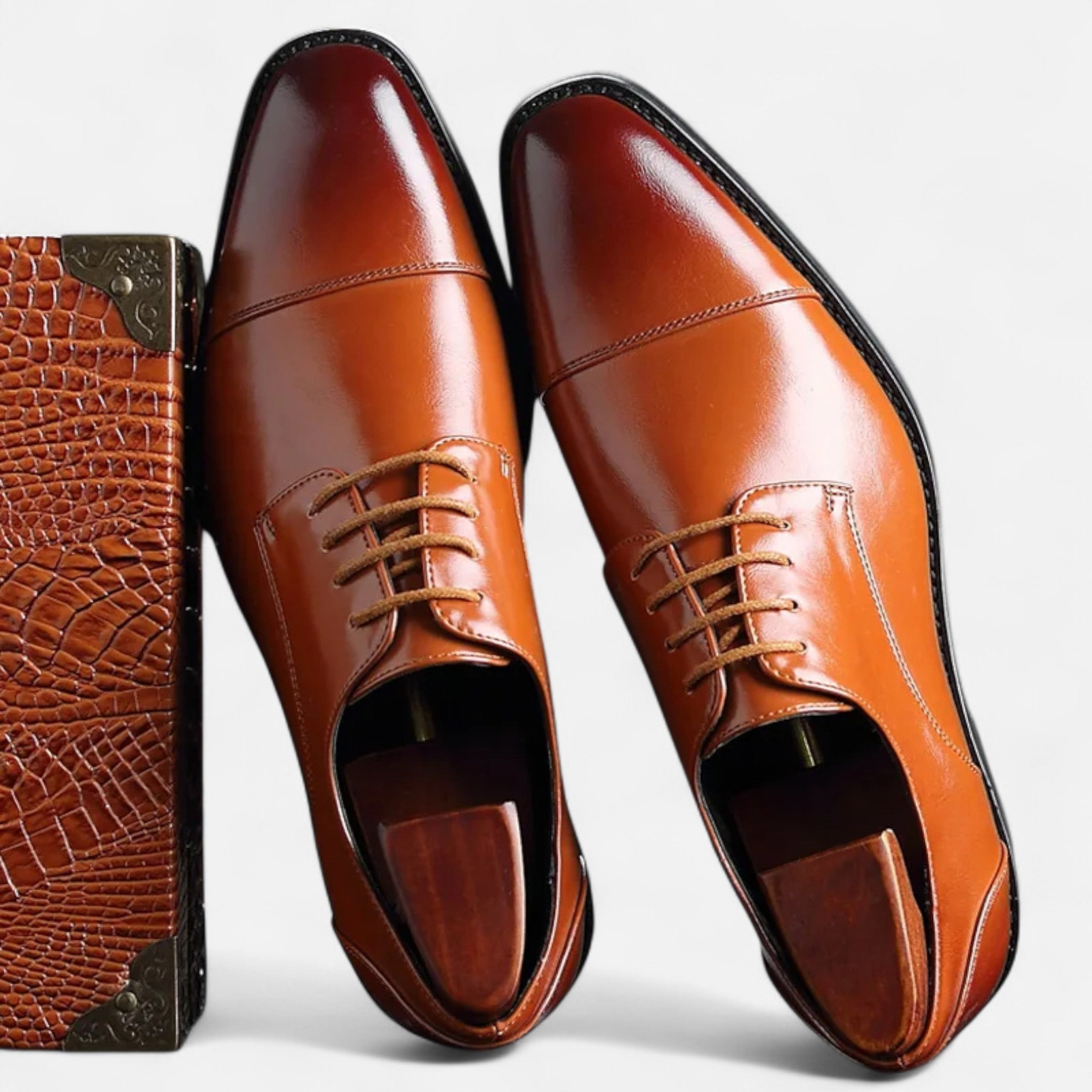 Herren Oxford Schnürschuhe Klassisch Formell Im Traditionsstil