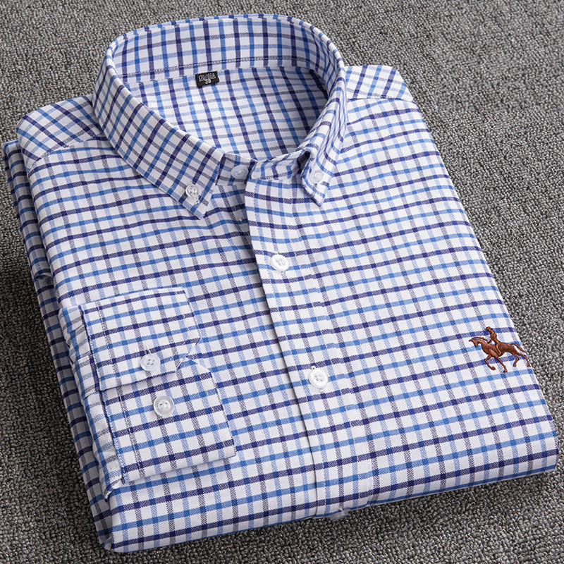 Nova Herren Kariertes Button-Down Hemd Von Nova Line