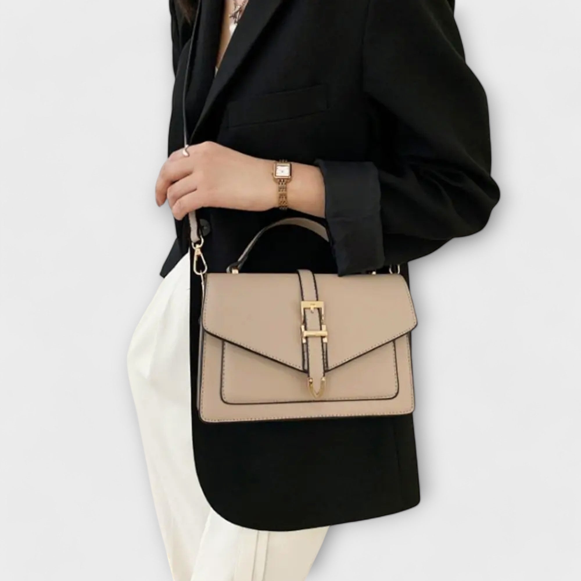 Nova Damen Klassische Elegante Strukturierte Schultertasche