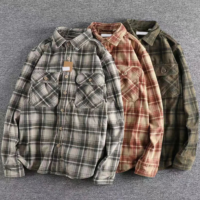 Nova Herren Freizeit Karo Flanellhemd Neue Kollektion Stil