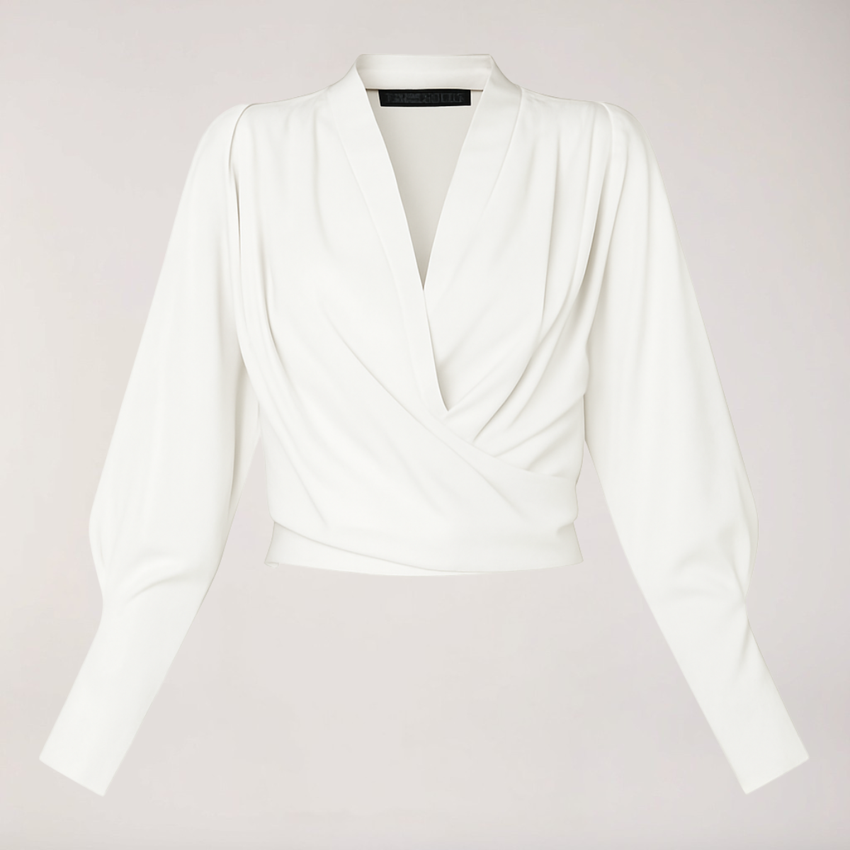 Damenbluse Mit V-Ausschnitt Und Puffärmeln Stilvolle Basic Top