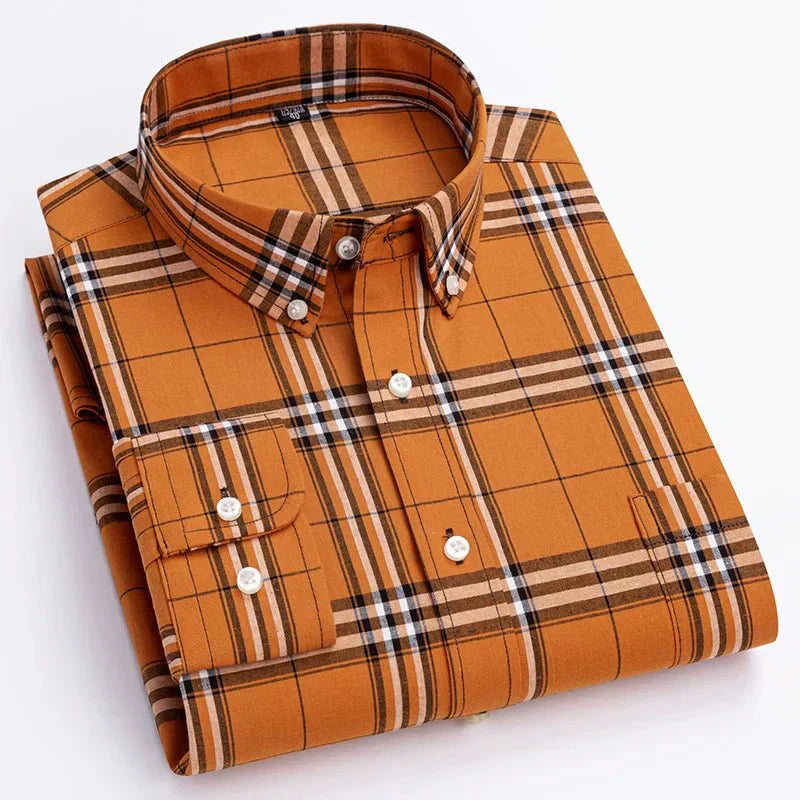 Nova Herren Karierter Button-Down Hemd Kollektion 2024