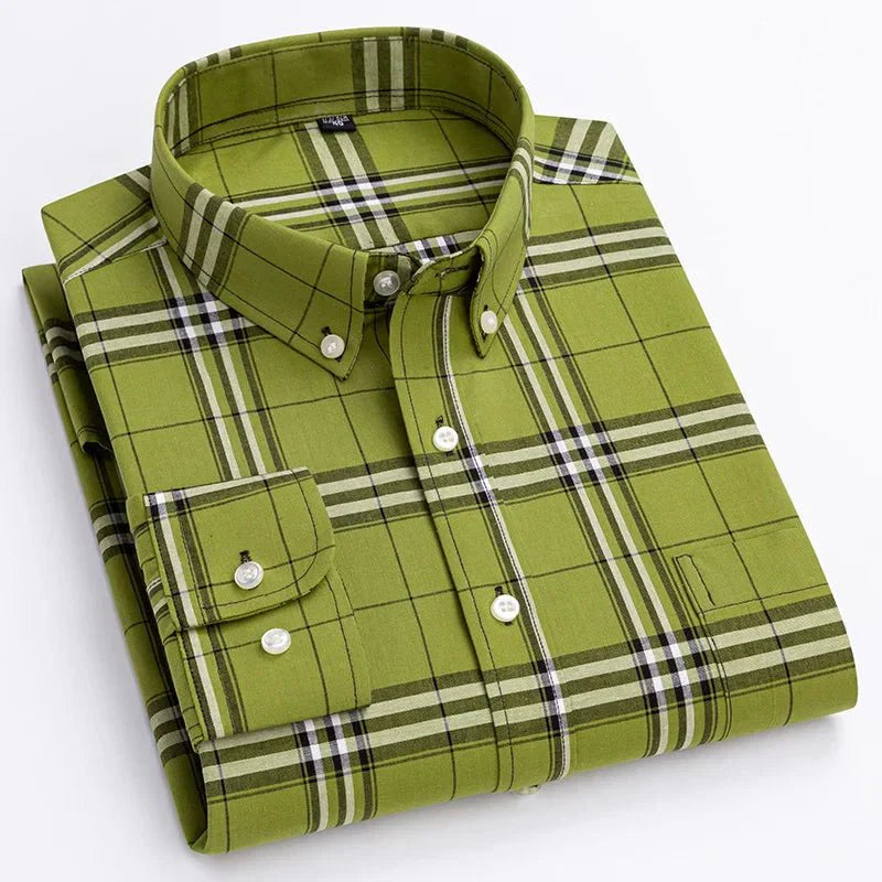 Nova Herren Karierter Button-Down Hemd Kollektion 2024